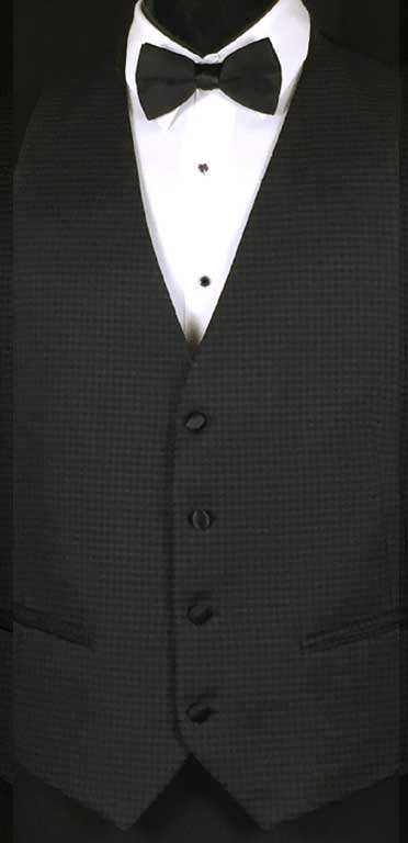 Ashton Checked Vest by Ike Behar