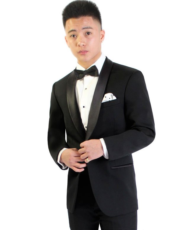 Black Braydon Tuxedo by Ike Behar