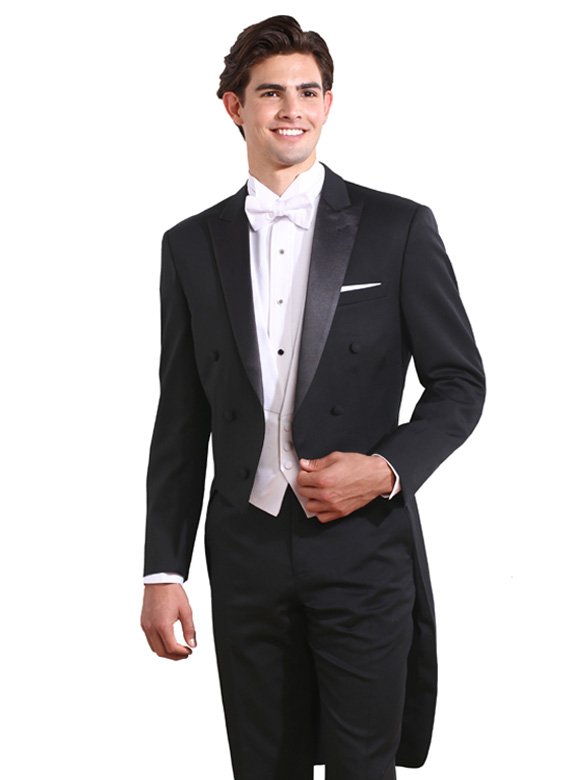 Black Hollywood Full Dress Tailcoat
