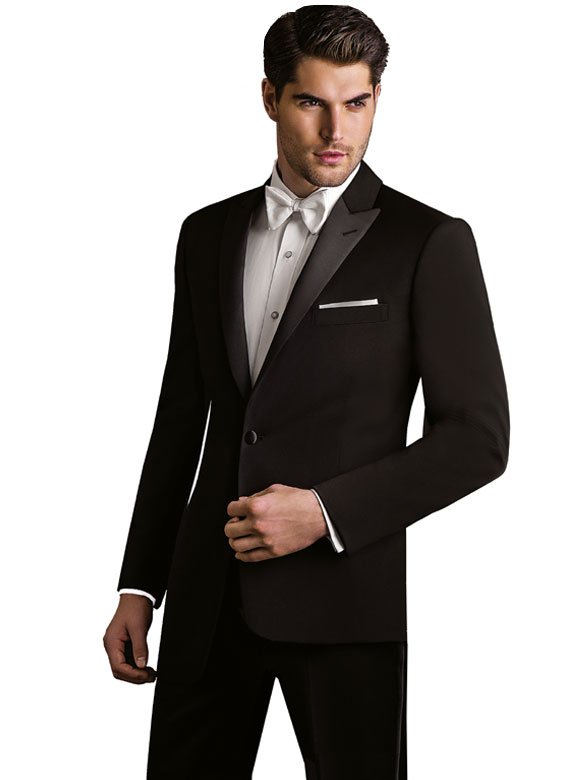 Black Jackson tuxedo by Ike Behar