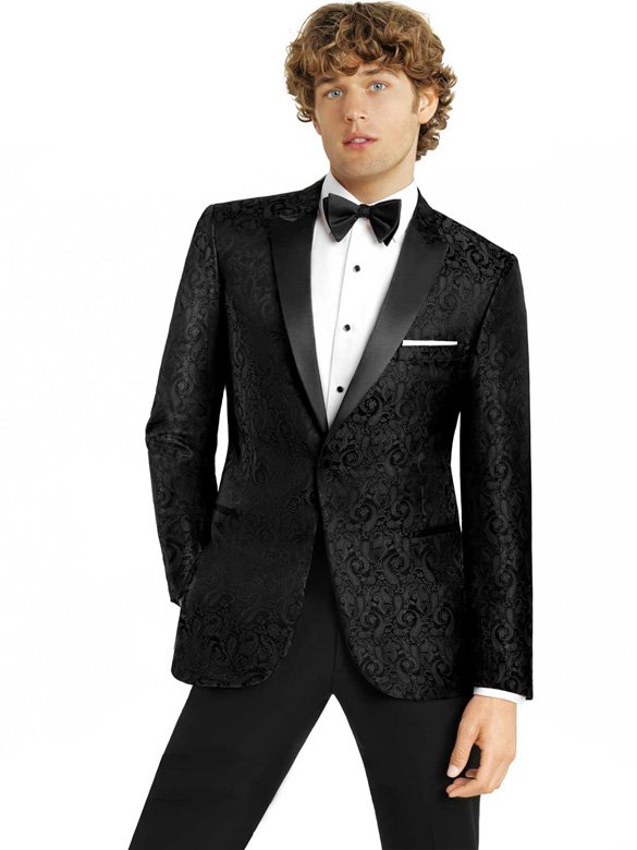 Black Paisley Dinner Jacket