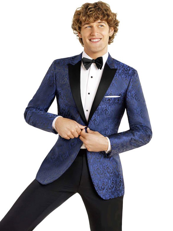 Blue Paisley Dinner Jacket