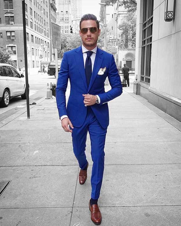 French Blue Suit by David Major