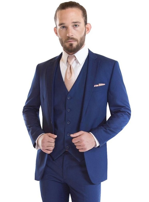 French Blue Riviera Wedding Suit