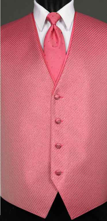 Fuchsia Metallic Synergy Vest with Windsor Tie