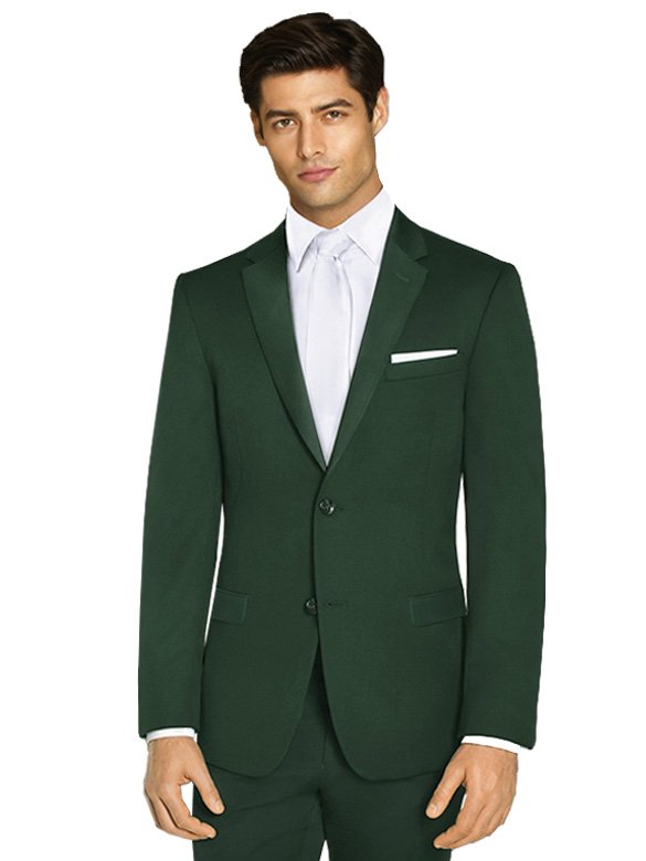 Hunter Green Luca Suit by Ike Behar
