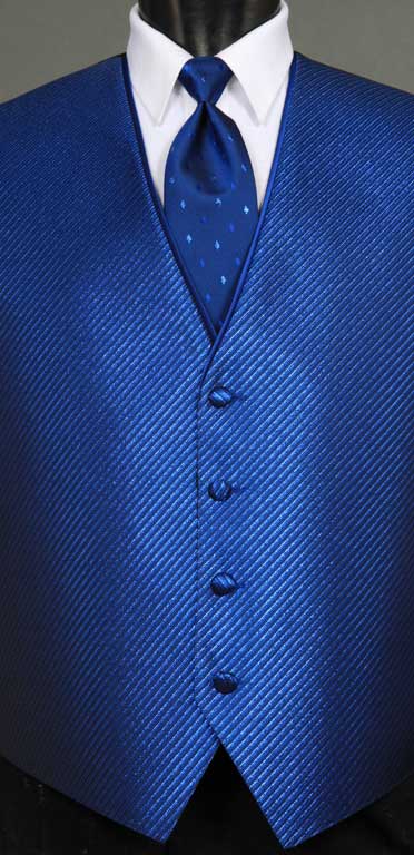 Horizon Metallic Synergy Vest with coordinating Windsor tie