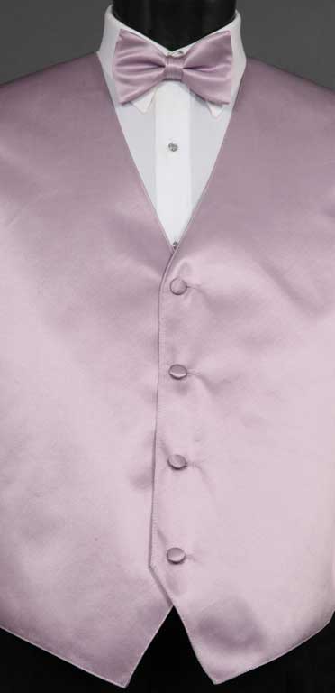 Iris Simply Solid Vest with matching Bow Tie