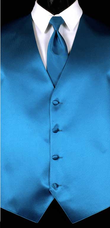 Pacific Simply Solid Vest with matching Windsor tie