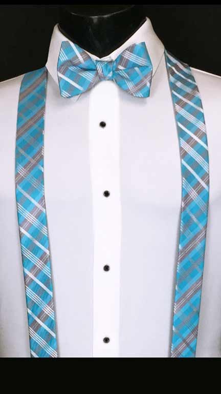 Plaid suspenders in malibu
