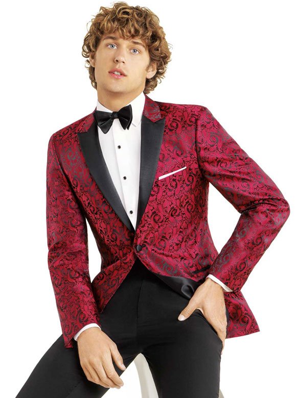 Red Paisley Dinner Jacket