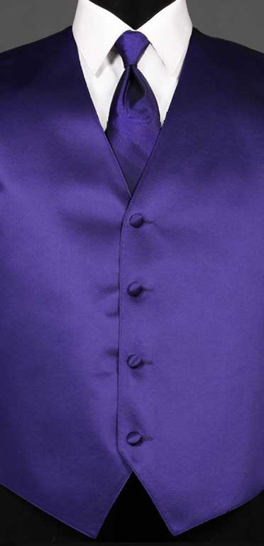Regency simply solid vest with Regency Ombre Windsor tie