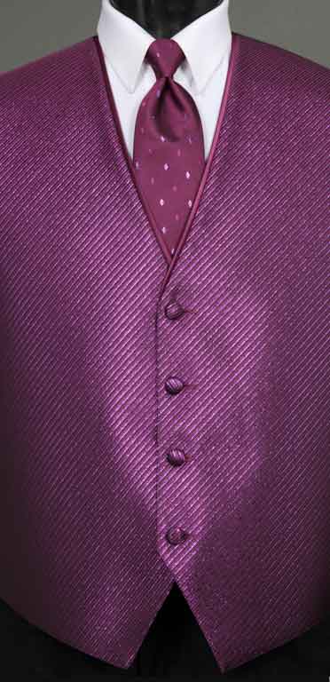 Violetta Metallic Vest from the Synergy collection with Diamond Metallic Windsor tie