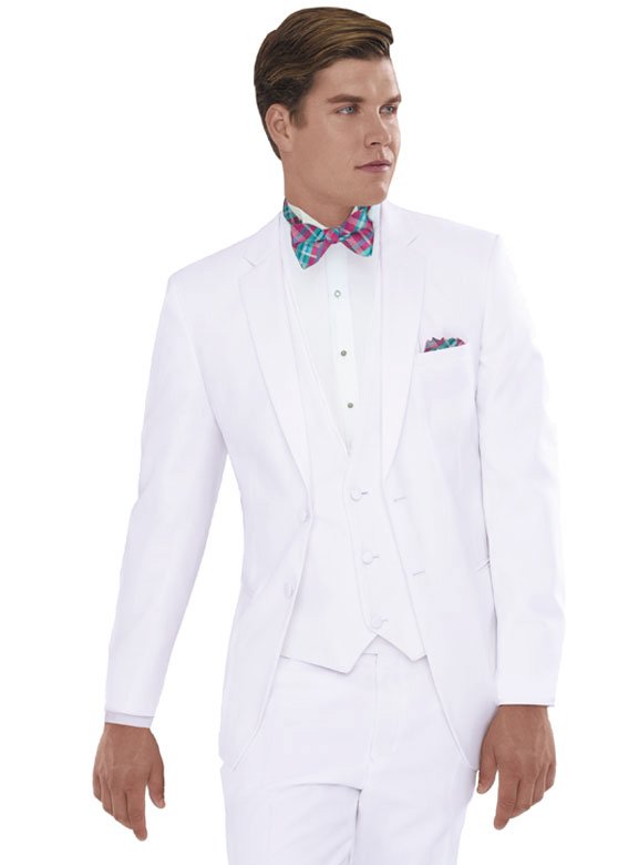 White Modern Essentials Tuxedo by Jean Yves