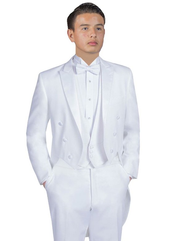 White Hollywood Full Dress Tails