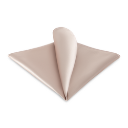 champagne silk pocket square