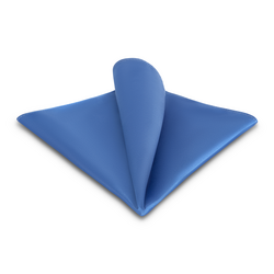 cornflower silk pocket square