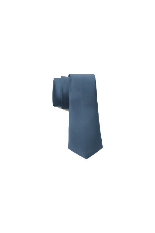 desert blue silk long tie