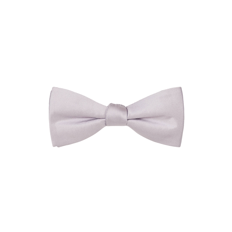 dusty lavender silk bow tie