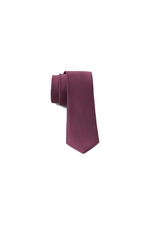 dusty plum silk long tie
