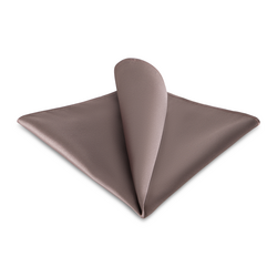 latte silk pocket square