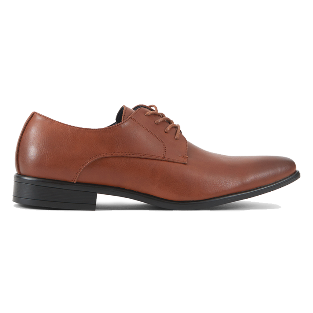 tan/brown/cognac lace up dress shoe