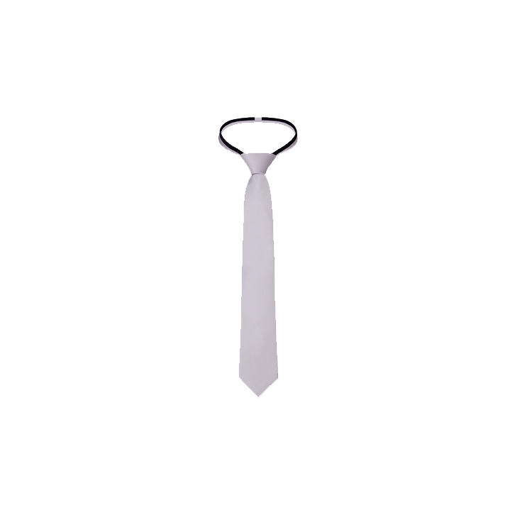 boys lavender color silk zipper tie