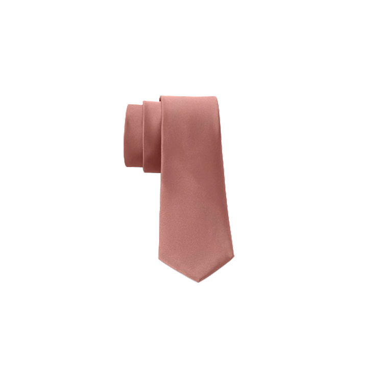 men's rosewood color silk long tie