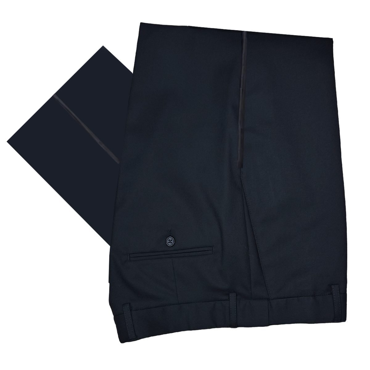 black stretch waist tuxedo pants