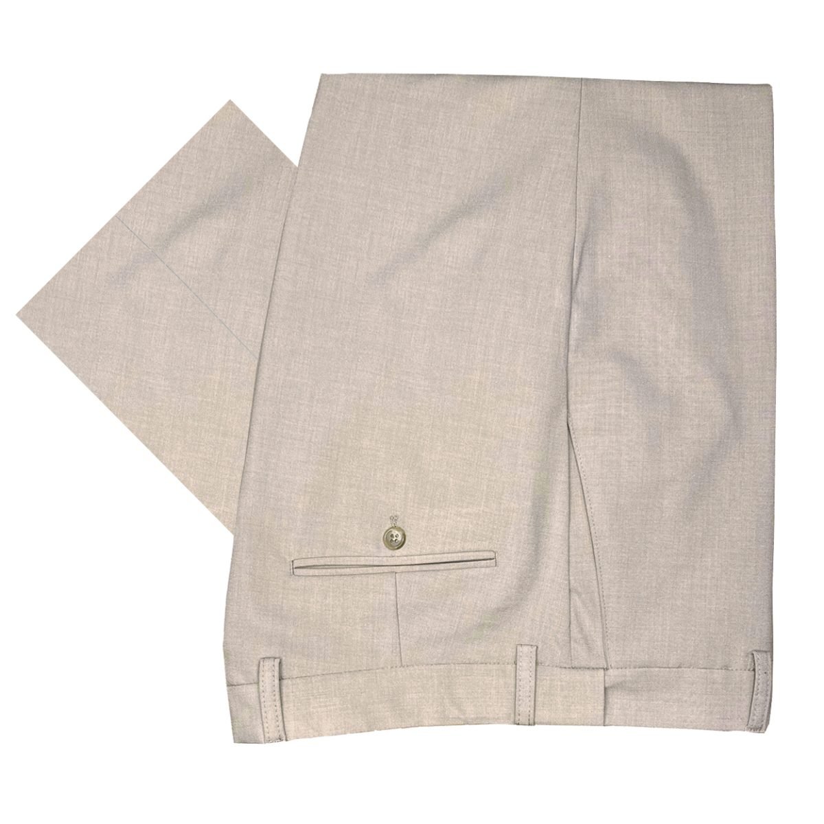 tan stretch waist suit pants