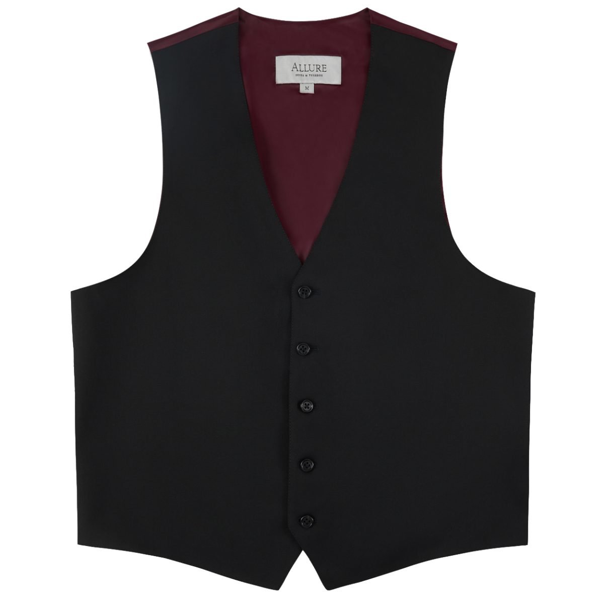 black stretch separates suit vest