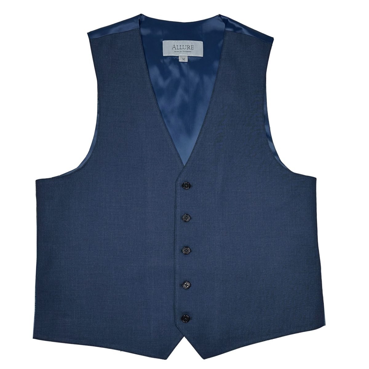 blue stretch separates suit vest