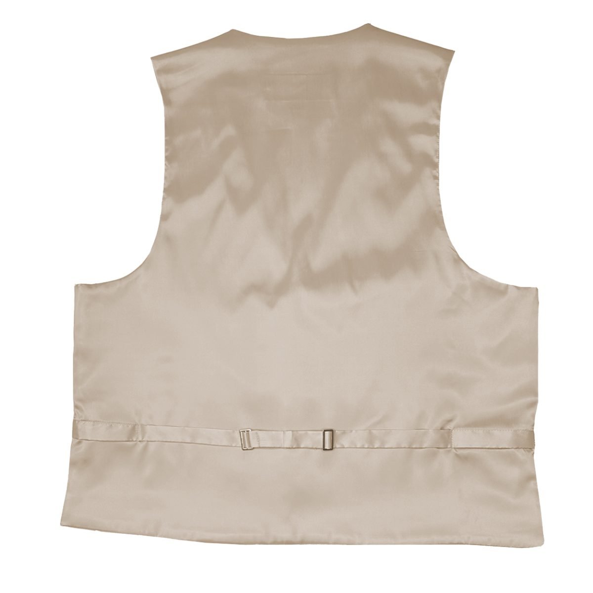 tan satin back for brown suit vest