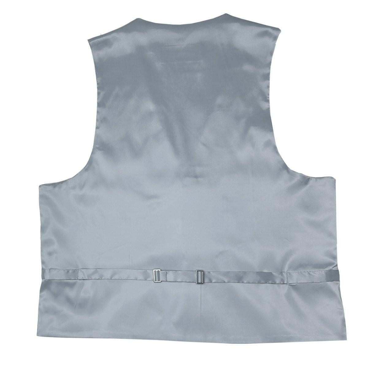 light blue satin back vest
