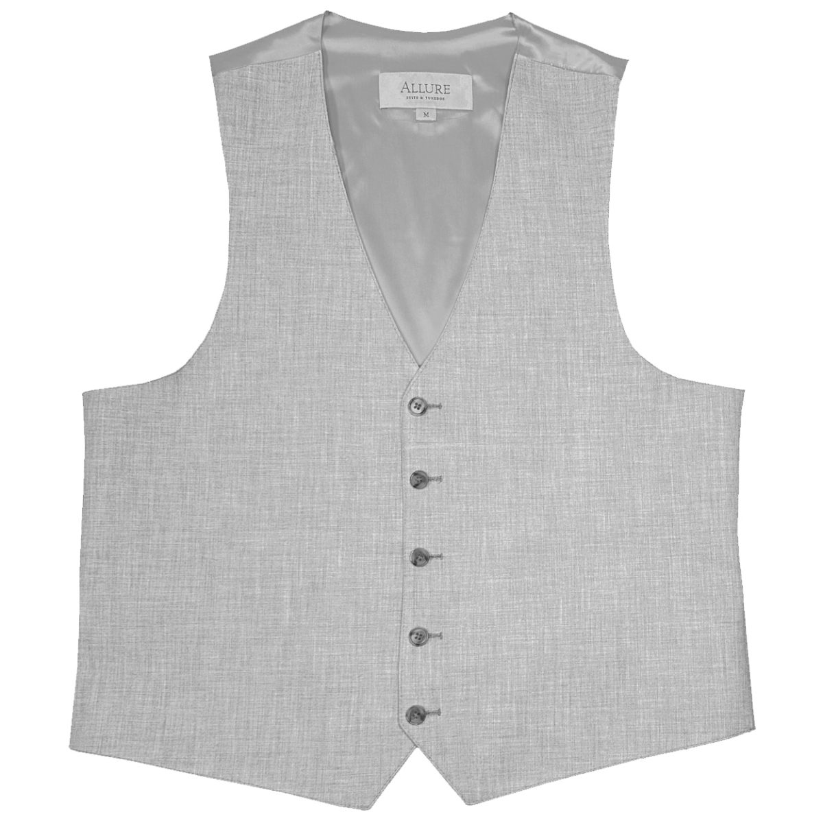 light grey stretch separates suit vest