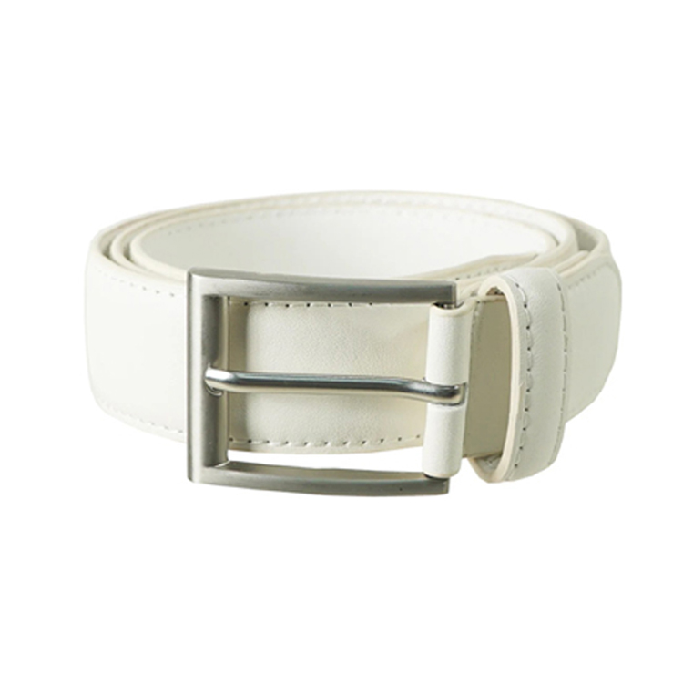 ivory dress with silver buckle