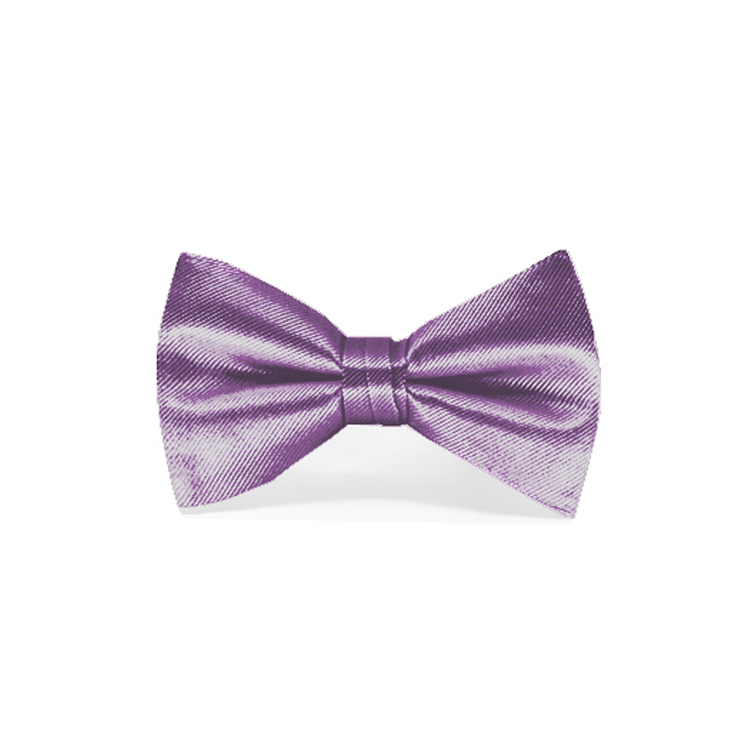 Lavender Simply Solid Bow Tie