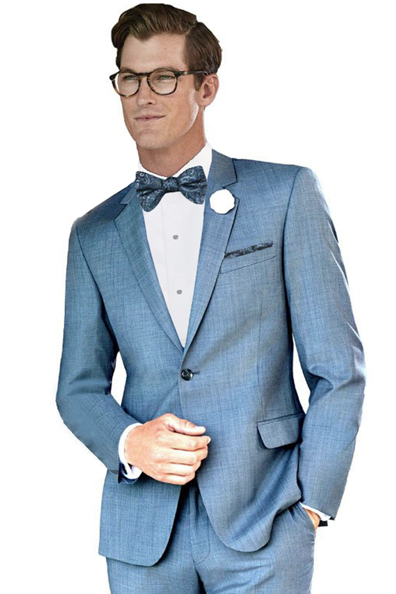 Steel Blue Christopher Tuxedo by Ike Behar
