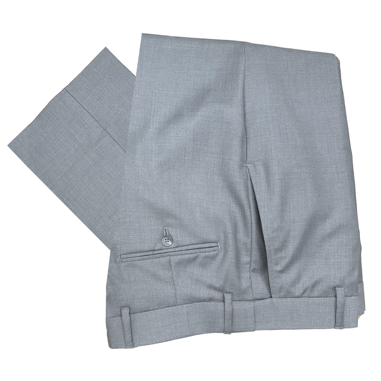 Stone Grey Brooklyn pants by Ike Behar in Super 120's Wool.